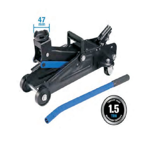 1.5T Trolley Jack 135mm-305mm, net weight 6.4kgs