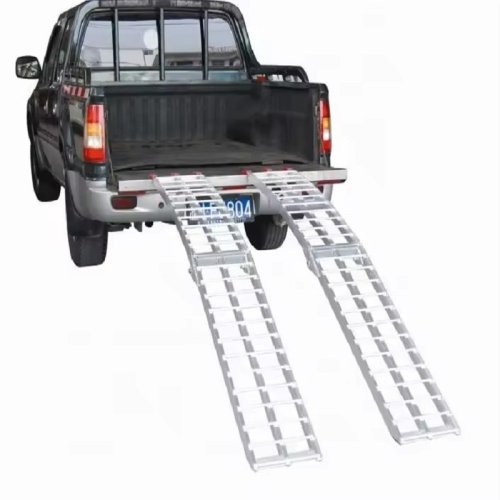 ​Low Lift Profile Heavy Duty Garage Portable Steel Car Aluminum Ramp