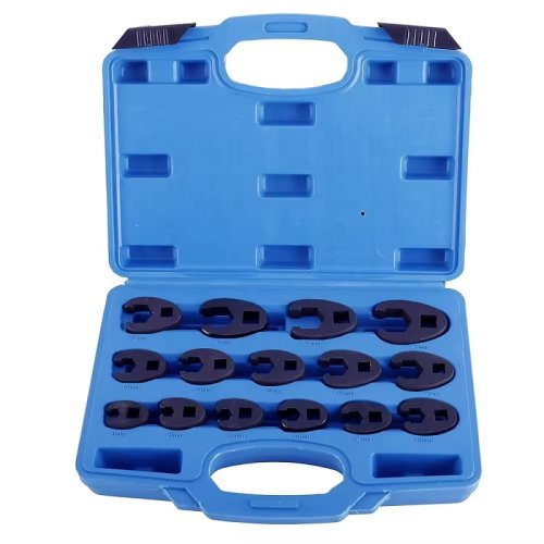 15PCS Crowfoot Flare Nut Wrench Set