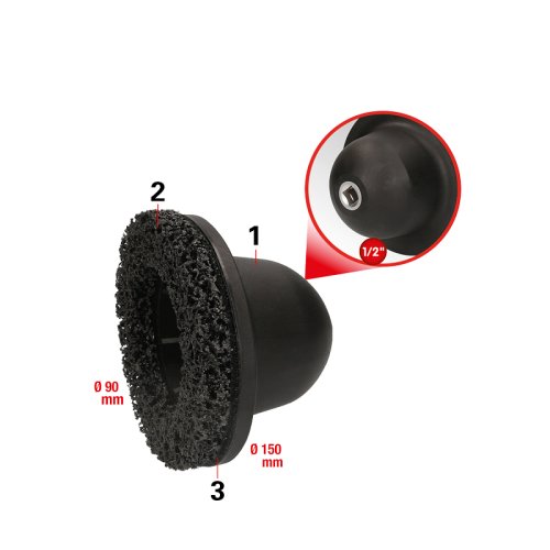 Wheel Hub Grinder Set,2pcs 