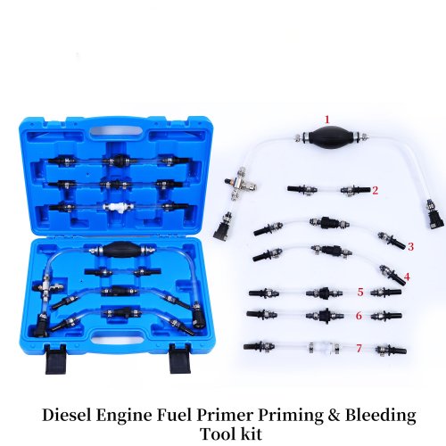 Diesel Engine Fuel Primer Priming & Bleeding Toolkit