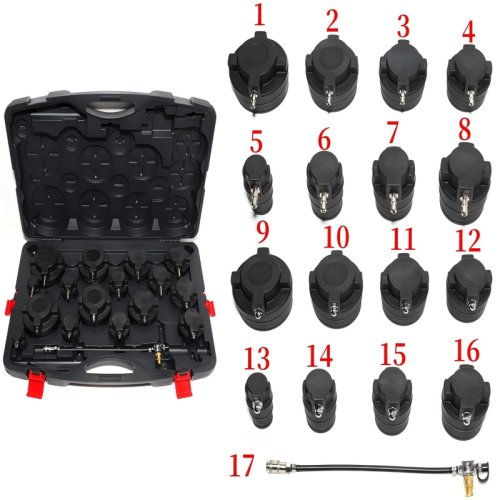 17-piece turbocharger boost air system inspection box set