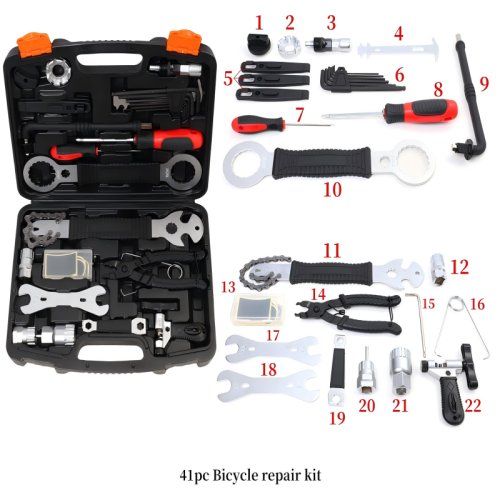 41pc Bicycle repair kit