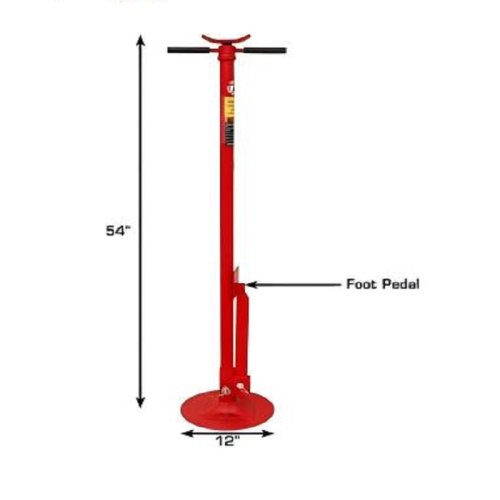 750kgs(1500lbs)Tall Jack Stand with Foot Pedal 