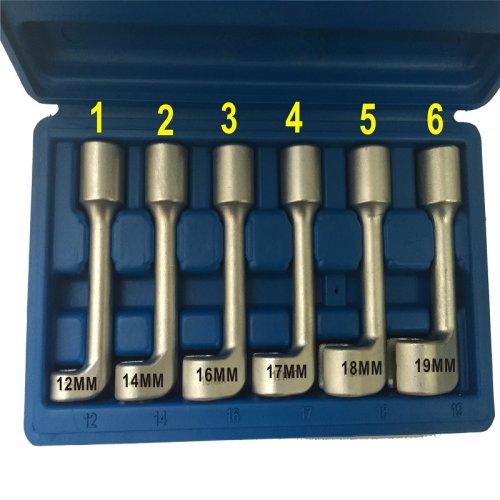 6pcs Diesel Injector Line Sockets Fuel Line Dismantling Remover Removal Tool