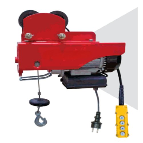 930W Mini Electric Hoist With Moving Trolley