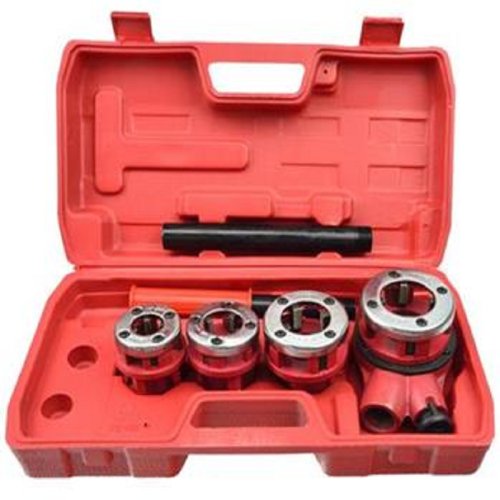 Ratchet Pipe Threading Set 4pcs from 1/2 to 1-1/4 in.