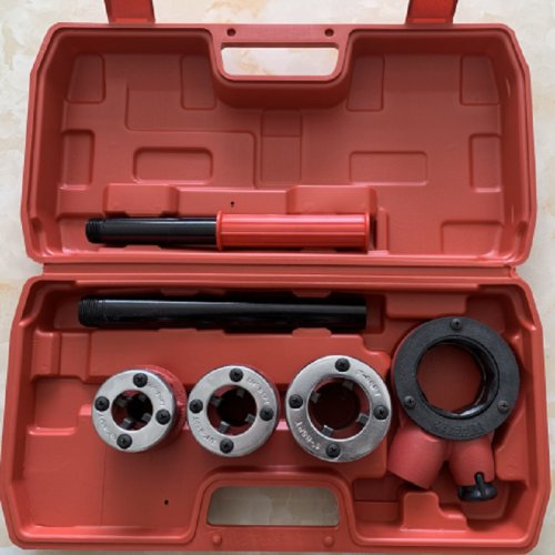 Ratchet Pipe Threading Set 3pcs from 1/2 to 1in.