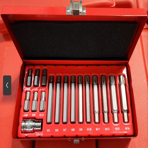 17 piece set of batch heads