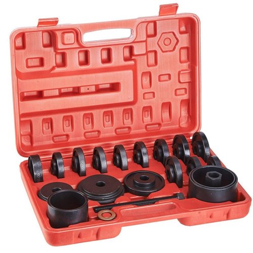 Front wheel bearing removal tool set 21 pieces