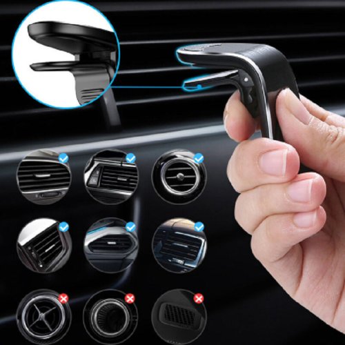 Magnetic car mount phone holder