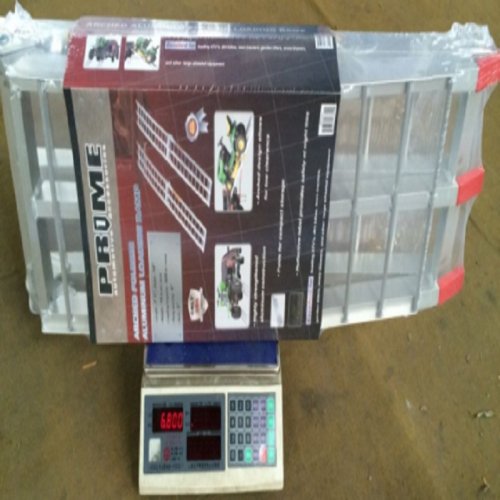 Folding aluminum ladder