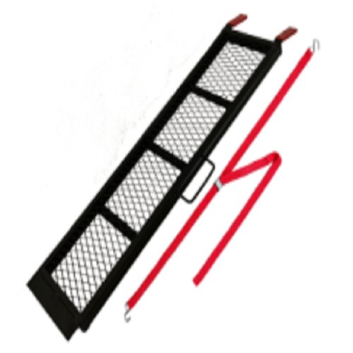 48" Steel Trailer Ramp-Mesh 750 Lbs Capacity