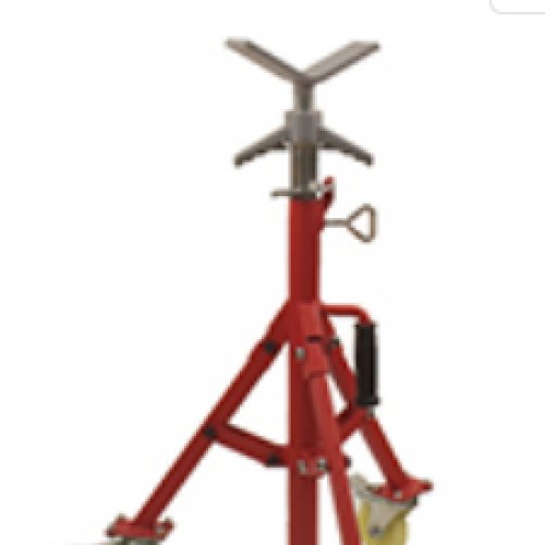V-Head High Pipe Stand with Mecanum Wheel