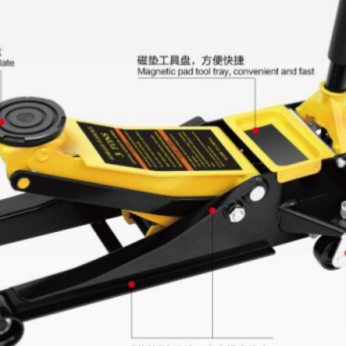 3T Quck Lift Garage Jack With Dual Pump