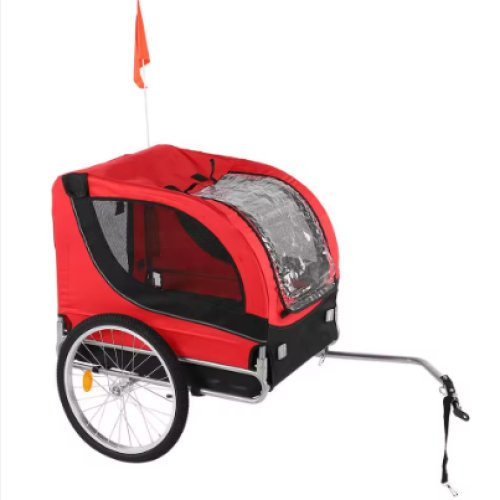 Pet trailer for bicycle