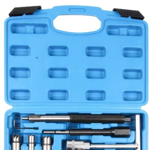 17 Piece Set of Diesel Nozzle Cleaning Reamer Set