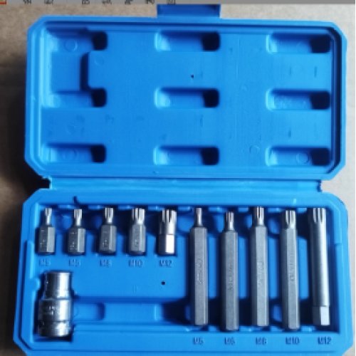 11pc Spline Bit & Socket Set