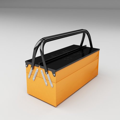 Galvanized sheet sprayed with 2 layers Folding toolbox 465*202*162