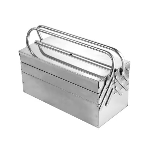Three layers of stainless steel Folding toolbox 465*202*212