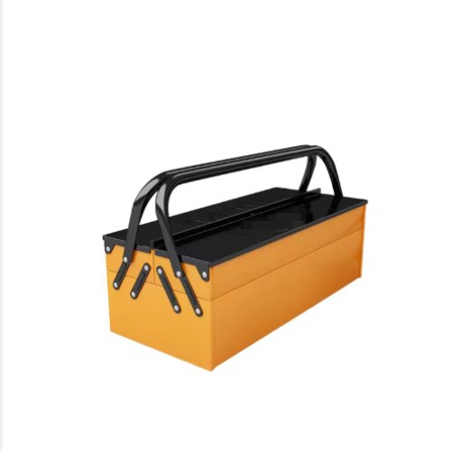 Galvanized sheet sprayed with 2 layers Folding toolbox 425*202*162