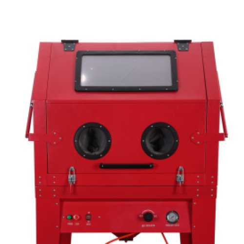 Front Opening Door Vertical Sandblasting Cabinet