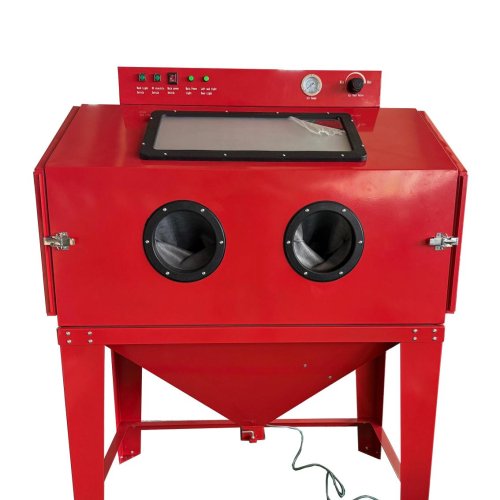 Two Doors Vertical Sandblasting Cabinet 