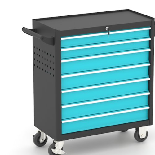 Seven Pull Auto Repair Tool Cart