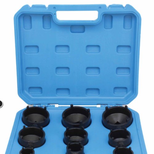 Set of Slotted Nut Sockets 9PCS