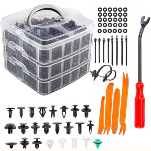 845 PCS Car Retainer Push Clips Kit