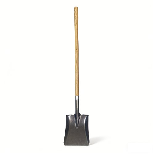 Square Point Shovel with Wooden Handle
