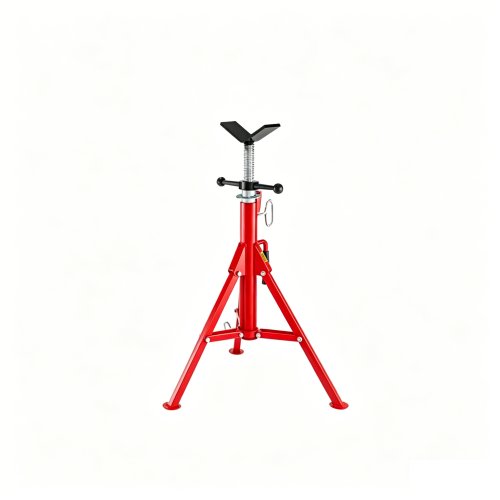 Anti-drop Adjustable V-Head Pipe Stand