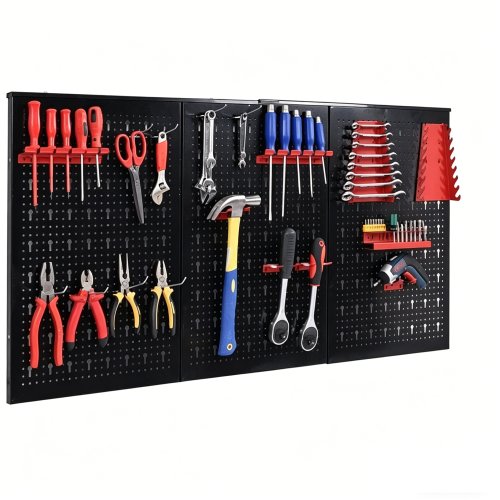 28pcs pegboard tools wall
