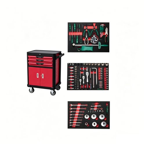 Tool Cabinet With Mechanic Tool Set