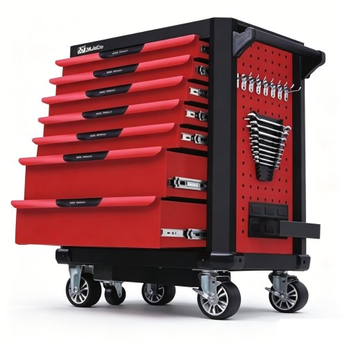 7-Drawer Tool Trolley with Tools