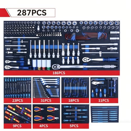 287pcs Combination Repair Tools Set