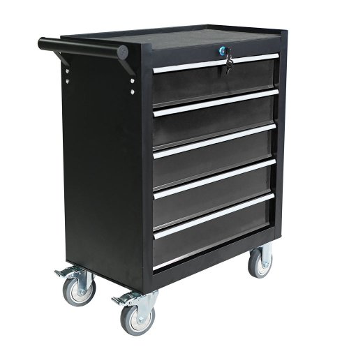 5-Drawer Steel Rolling Tool Cabinet / Tool Trolley