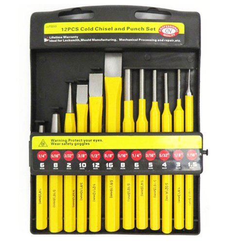12PCS PUNCH&CHISEL SET