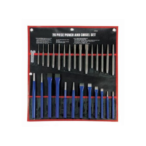 28 PIECE PUNCH AND CHISEL SET