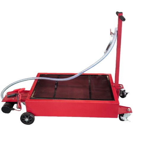 15 Gallon Waste Oil Drain Cart with Hand Pump