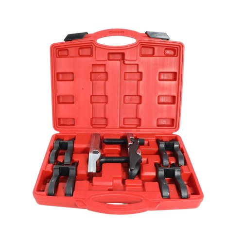 Ball joint removal tool kit with replaceable jaws